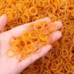 200pcs Pet Puppy Dog Cat Hair Bows Yellow Rubber Bands Elastic for Dog Groming Bows Topknot Dog Accessories Pet Supplies
