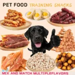 Dog Treats Assorted Pack – High-Protein Dried Chicken & Duck, Freeze-Dried Egg Yolk, Natural & Healthy Training Treats Specifically Designed for Puppies and Dogs, Grain-Free, Soft Chew Rewards, Suitable for Small, Medium, and Large Dog Breeds