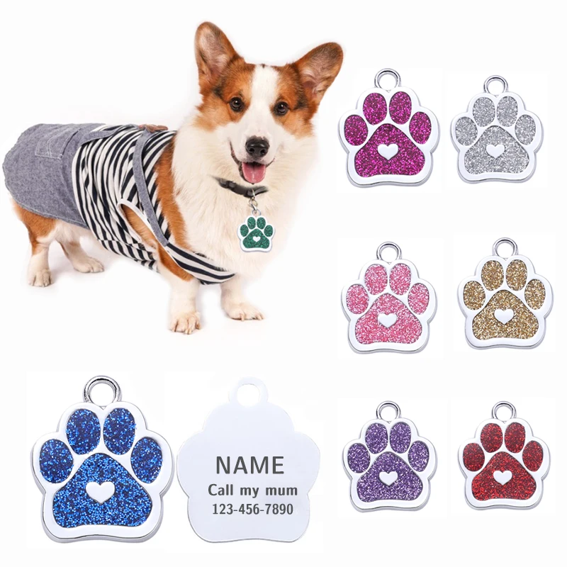 kf-S3a2d6ae343664b978c82cd19c22d3987U Custom Logo Pet Dog Tag Personalized Cat and Dog Keychain Anti-Lost Pet ID Tag Pendant Pet Supplies Wholesale - Image 1