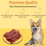 7.05oz/14.11oz(200g/400g) Sesame Duck Jerkey, All Natural Ingredients, Natural Dog Treats, Healthy, Easily Digestible - Image 4