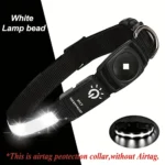 Led Dog Collar For Apple Airtag Finder WaterProof Light USB Chargeable Airtag Collar Pet Accessories for Puppy Medium Large Dogs - Image 3