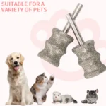 2PCS Dog Electric Nail Polisher Wheel Replacement Grinding Head Pet Nail Grinder Head Trimmer Clipper Pet Paws Grooming - Image 5