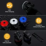 1-5Pcs LED Light Dog Collar Night Walking Pet Cat Glowing Pendant Safety Luminous Collar Dog USB Rechargeable 3 Modes Flashlight - Image 3