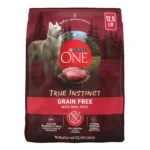 True Instinct Dry Dog Food for Muscle and Joint Support Grain-Free Formula with Real Beef 12.5 lb