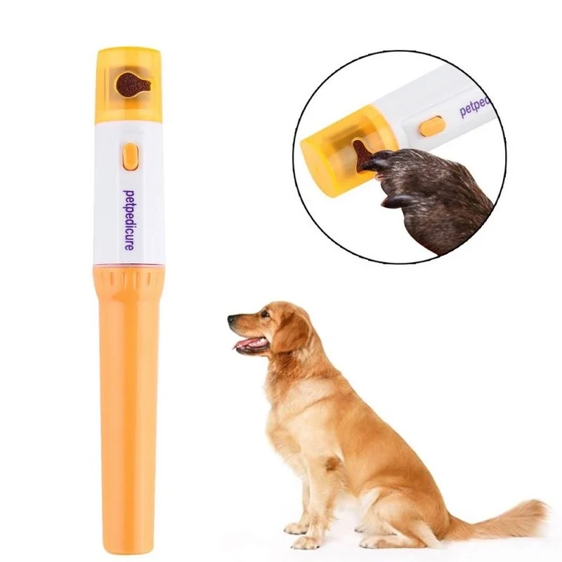 kf-S415ed28152f54a118320aebba39cab3fL Pet Nail Clipper Polisher Electric Claw Sharpener Cat Dog Finger Paws Automatic Grinding Trimming Grooming Tools Pet Supplies - Image 1