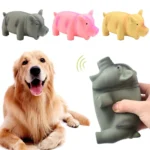 1PC Rubber Sound Pig Grunting Squeak Latex Pet Chew Toys for Dog Squeaker Chew Training Puppy Supplies Pet Products - Image 2