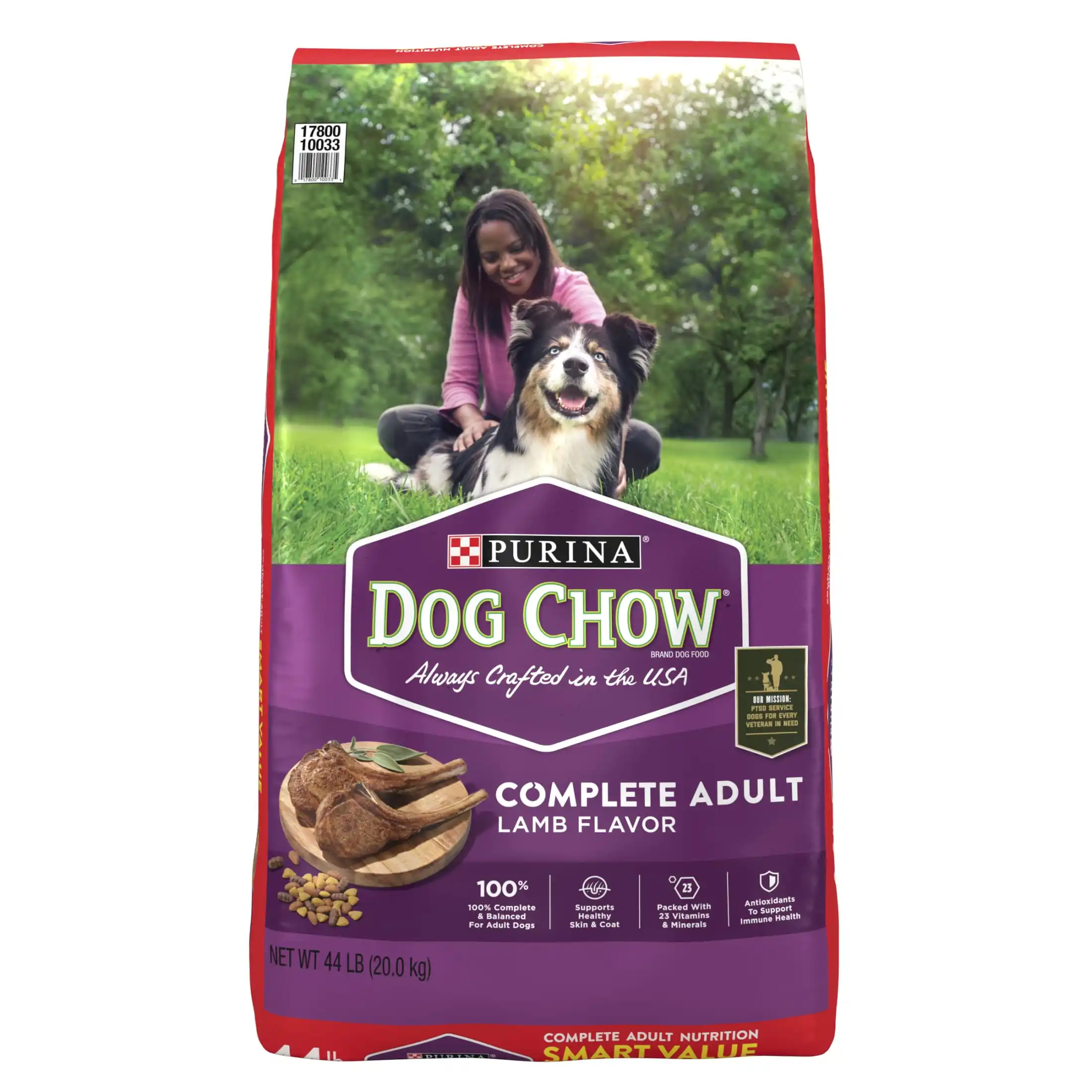 kf-S417c39d8d4c641518c3c22fc1550ccd4x Purina Complete Dry Dog Food for Adult Dogs High Protein Lamb Formula 44 lb Bag - Image 1