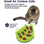 Cat Puzzle Treat Toy Made of High quality Non toxic Plastic with Playful and Interactive Style Adjustable Difficulty Mental