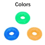 1PC Dog Squeaky Chew Ball Bite Resistant Interactive Pet Toy For Teeth Cleaning Training Playing Small Medium Large Dogs - Image 6