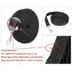 Nylon Extra Long Pet Leash Durable Dog Lead For Dog Recall Training Extended Length Anti Tangle Heavy Duty Pet Leash Outdoor - Image 4
