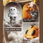 Dancing Ghosts&Dancing Corn Kids Clockwork Pet Toys Cartoon Interactive Baby Crawling Toys Dance Toys Halloween Christmas Gifts - Image 5
