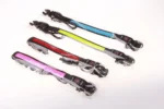 LED Dog Collar Adjustable USB Rechargeable 3 Modes Waterproof Nighttime Safety Reflective Leather Light-up Suitable For Pets - Image 6