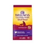 Complete Health Dry Dog Food, Small Breed, Wholesome Grains, Natural, Turkey and Oatmeal Recipe, 4-Pound Bag