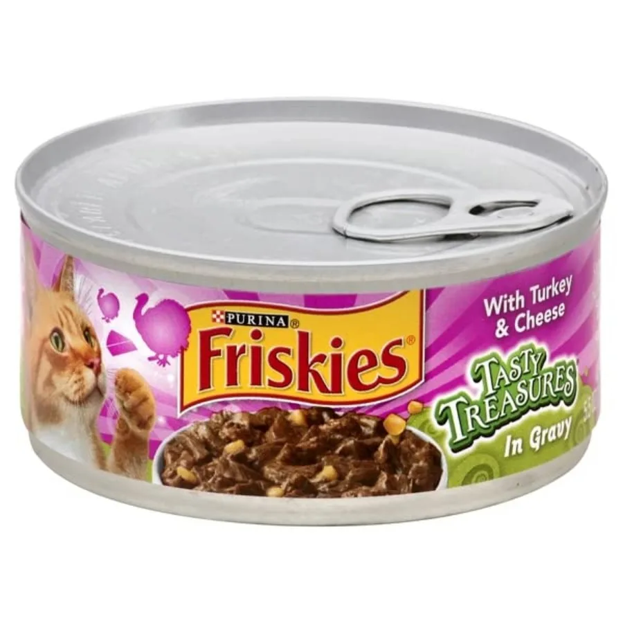 kf-S468e574146994de7a24d6e81385072cer Canned Tasty Treasures Cat Food, Turkey in Gravy with Liver - Image 1
