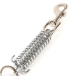 Dog Leash Spring Short Dogs Leash PU Leather Leashes for Large Dogs Walking Nylon Rope Durable Dog Leashes Chew Proof Pet Chain - Image 6
