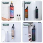 1-5PCS Kitchen Garbage Bag Storage Grocery Bag Holder Wall Mount Plastic Bag Holder Dispenser Hanging Storage Garbage Organizer - Image 5