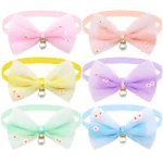 50pcs Small Dog Bowties Neckties Cute Lace Pet Bows For Dogs Pets Bow Tie Collar Dog Grooming Accessories For Small Dogs - Image 6