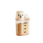 Large Capacity Dog Food Storage Box Leak Proof Transparent Airtight Storage Jars with Scale Moisture-proof