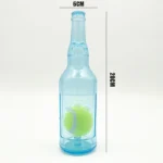 Dog Chew Toy Bite-resistance Beer Bottle with Tennis Ball Toy Pet Puppy Teeth Grinding Dog Chewing Squeaky Interactive Toys - Image 6