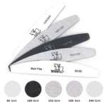 5/25Pcs/Lot Nail File Mix Color 80/100/150/180/240 Grit Professional Sandpaper Cuticle Remover Buffer Files Manicure Tool Set - Image 2