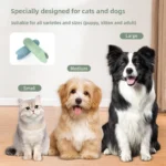 Dog Toothbrush, 360° Cleaning Finger Toothbrush for Dogs, Food Grade Silicone Dog Finger Toothbrush for Dogs & Cats Dental Care - Image 3