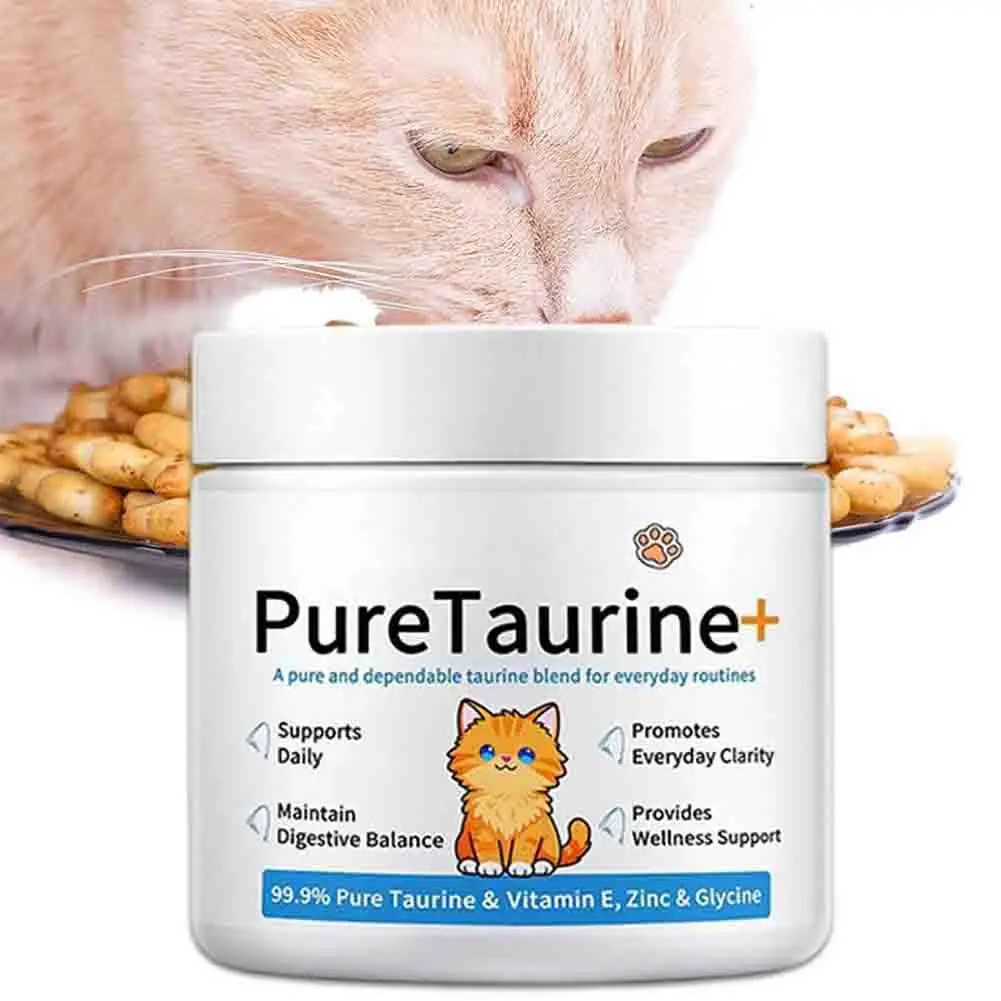 kf-S4cb7be5714204d60808a0db6ce85e0e7H 200g Taurine For Cats Taurine Powder Supplement Support Support Heart Health And Maintain Daily Nutritional Supplements - Image 1
