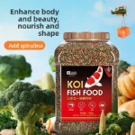 Koi Goldfish Fish Food Algae Spirulina Specialized Color Enhancing Particles Floating Type