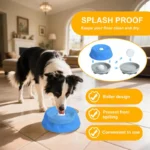 Pet Slow Feeder Dog Lick Bowl Anti-Slip Cat Silicone Liquid Food Feeding Puzzle Interactive Ball Toy Slow Eating Dog Dishes