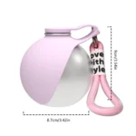 285ML Leak-Proof Feeder Dogs Bottle,Portable Dog Drinker 2-in-1 Stainless Steel Silicon Lightweight Travel Pet Supplies - Image 6