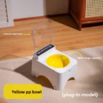Smart Cat Bowl Pet Feeder Bowl Cat Dog Food Feeder Infrared Sensor Auto Open Cover Smart Feeder Anti-mouse Cat Food Dispenser - Image 3