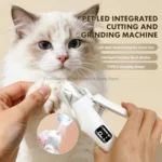 2 IN 1 Electric Pet Nail Trimmer with LED Lights Pet Nail Grinder Dog Nail Trimmer and Grinder for Small Medium Large Dogs/Cats - Image 2