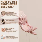USDA Organic Coconut Oil for Skin Face Hair Cold-Pressed Sweet Almond Moroccan Argan Sunflower Seed Oil for Massage Moisturize - Image 11
