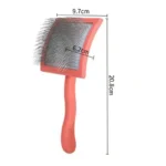 Pet Grooming Hair Remover Brush Manual Household Beauty Hairbrush Long Handle Professional Reusable Deshedding Rake - Image 9