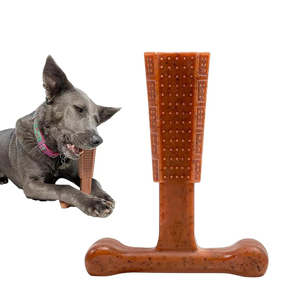 kf-S53c6a73eb2a54054b2456620ff4c20c2y Dog Chew Toys Durable Oral Care Dog Chews Puppy Chew Toys Keep Teeth Clean for Mild Chewing and Teething Teeth Cleaning Toy - Image 1