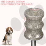 2PCS Dog Electric Nail Polisher Wheel Replacement Grinding Head Pet Nail Grinder Head Trimmer Clipper Pet Paws Grooming - Image 4