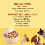 10.58oz/300g Snowflake Beef/Chicken Cubes/Slices, Chicken Salmon/Pumpkin Slices, All Natural Ingredients, Natural Dog Treats - Image 5