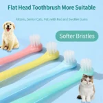 3 Pcs Pet Toothbrush Soft-bristled Toothbrush Designed For Easy Cleaning Teeth Of Cats & Dogs Suitable Small To Large Dogs, cats - Image 5