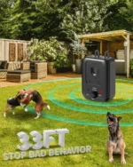 Automatic anti-barking device for dog barking control, rechargeable ultrasonic dog barking deterrent device, outdoor and indoor - Image 2