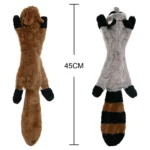Funny Simulated Animal No Stuffing Dog Toy with Squeakers Durable Stuffingless Plush Squeaky Dog Chew Toy Crinkle Pet Squeak Toy - Image 6