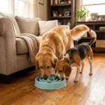 Slow Feeder Dog Bowl - Non-Slip Interactive Maze Bowl for Dogs & Cats, Prevents Bloat & Choking, Healthy Eating Design - Image 5