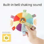 Plush Disc Dog Toy Sound Making Bite Resistant Teeth Grinding Boredom Relief Self Fun Energy Consuming Pet Chew Toy - Image 5
