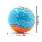 Dog Squeaky Balls Toy Dog Soft TPR Chew Toy Dog Pet Teeth Cleaning Bite Resistance Puppy Training Sound Toy Pet Supplies - Image 3