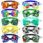 50PCS Summer Small Dog Bow Tie For Dogs Pets Bows For Small Dogs Grooming Hair Bows Pets Accessories For Dogs