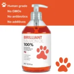 16.9 fl oz 500ML Salmon Fish Oil for Pets, 21 Omega Fatty Acids, Natural Nutritional Supplement for Dogs and Cats