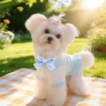 50PCS Dog Bow Cute Blue Plaid Cherry Adjustable Pet Dog Bow Ties Collar Soft Adjustable Pet Accessory for Dogs & Cats Necklaces - Image 4