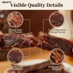 HELETY Duck Meat Jerky - Pet Teething Snack - Pet Training Reward Snack - Dog Snack - Teeth Cleaning Snack - Chewing Snack - Pet Snack - Suitable for Dogs Of All Breeds - Image 4