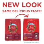 Small Bites Dry Dog Food for Adult Dogs with Added Vitamins & Minerals, High Protein Beef & Rice, 16.5 lb Bag - Image 2