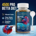 450g Premium Betta Fish Food Floating Micro Granules Nutrient-Rich Daily Diet with Scoop Zero Dust for All Small Tropical Fish
