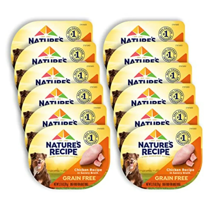 kf-S6091d9e0b36f4dd88b74fa1cb65f99d3u Grain Free Recipe in Savory Broth Wet Dog Food,.Cup, 12 Count - Image 1