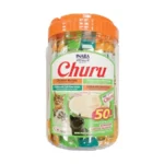 Churu Cat Treats Grain-Free Lickable Squeezable Creamy Purée Cat Treat/Topper with Vitamin E and Taurine Each 0.5 Ounce Pack of